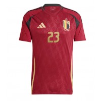 Belgien Arthur Vermeeren #23 Heimtrikot EM 2024 Kurzarm